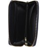 Темно-синій жіночий шкіряний гаманець великого розміру на блискавці Keizer 66276 - 5