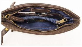 Функциональный мужской клатч коричневого цвета VATTO (11917)