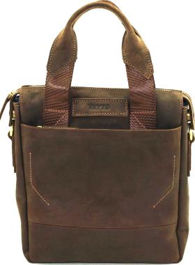 Мужская винтажная сумка коричневого цвета VATTO (12017)