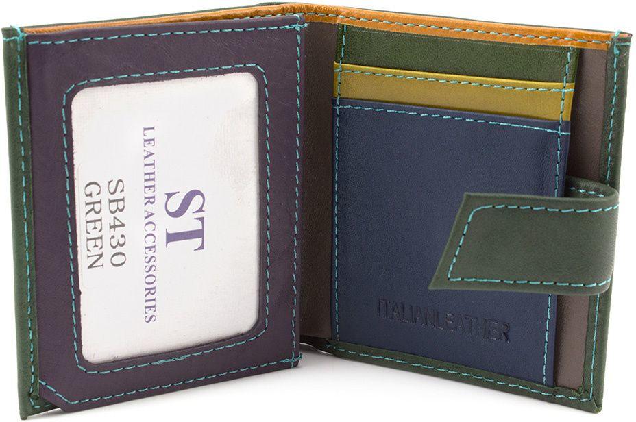 Жіночий гаманець з різнокольорової шкіри ST Leather (16002)