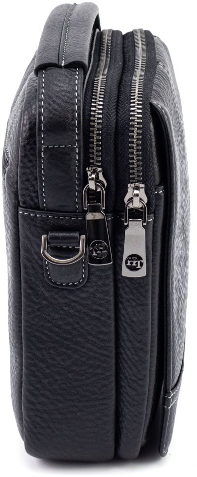 Невелика чоловіча сумка-барсетка з ручкою та плечовим ременем HT Leather 108576 фото №2 Невелика чоловіча сумка-барсетка з ручкою та плечовим ременем HT Leather 108576 modnotak фото №2