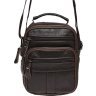 Чоловіча шкіряна сумка-барсетка в темно-коричневому кольорі Keizer (22079) - 2