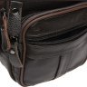 Чоловіча шкіряна сумка-барсетка в темно-коричневому кольорі Keizer (22079) - 4