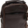 Чоловіча шкіряна сумка-барсетка в темно-коричневому кольорі Keizer (22079) - 8