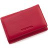 Невеликий жіночий гаманець із наутральної шкіри червоного кольору з монетницею Marco Coverna 68676 - 3