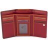 Красно-бордовый женский кошелек из высококачественной кожи c RFID - Visconti Bora 68876 - 2