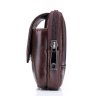 Мужская горизонтальная сумка-чехол для смартфона из натуральной коричневой кожи Bull (19697) - 6