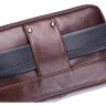 Мужская горизонтальная сумка-чехол для смартфона из натуральной коричневой кожи Bull (19697) - 10