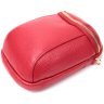Маленькая женская сумка на плечо из натуральной кожи красного цвета Vintage 2422340 - 3