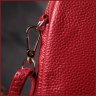 Маленька жіноча сумка на плече з натуральної шкіри червоного кольору Vintage 2422340 - 8
