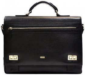 Місткий чоловічий портфель із натуральної шкіри Desisan 81077