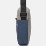 Мужская текстильная сумка синего цвета через плечо Remoid (15711) - 4