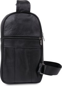 Компактна шкіряна чоловіча сумка-слінг через плече Vintage (20000)