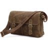 Деловая кожаная сумка мессенджер в винтажном стиле VINTAGE STYLE (14083) - 2