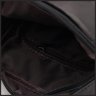 Черная мужская сумка-барсетка из гладкой кожи с ручкой Keizer 71677 - 5