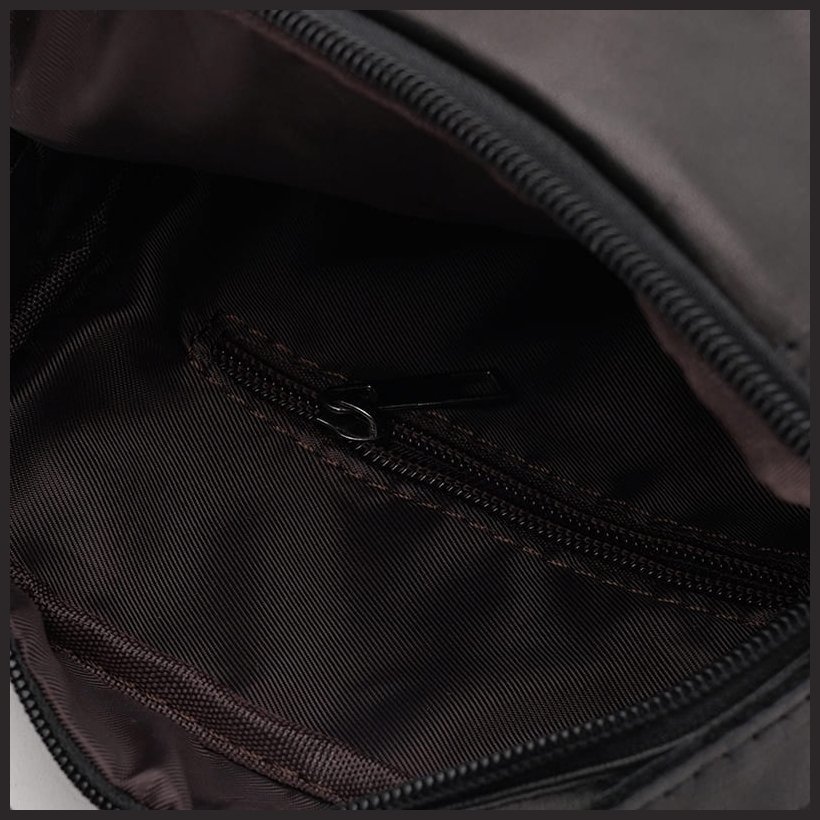 Черная мужская сумка-барсетка из гладкой кожи с ручкой Keizer 71677