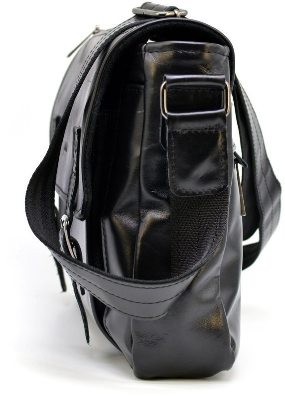 Повседневная мужская сумка-мессенджер из натуральной кожи украинского производства TARWA (19815)