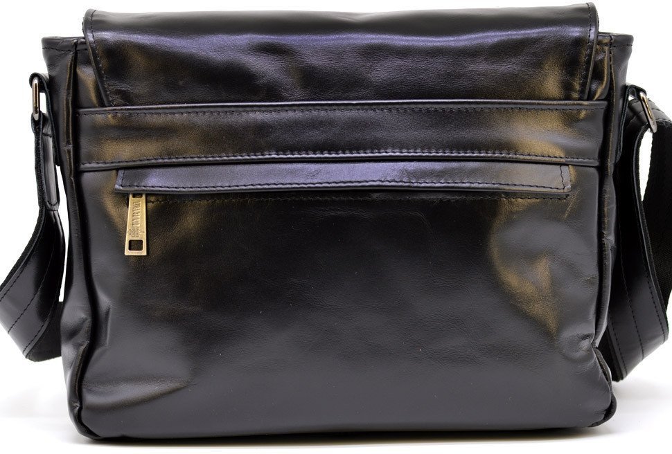Повседневная мужская сумка-мессенджер из натуральной кожи украинского производства TARWA (19815)