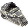 Тактическая текстильная военная сумка-слинг с маскировочным принтом Пиксель - MILITARY STYLE (21969) - 6