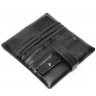 Добротний чоловічий гаманець-клатч із чорної шкіри з фіксацією на хлястик Bexhill (21510) - 4
