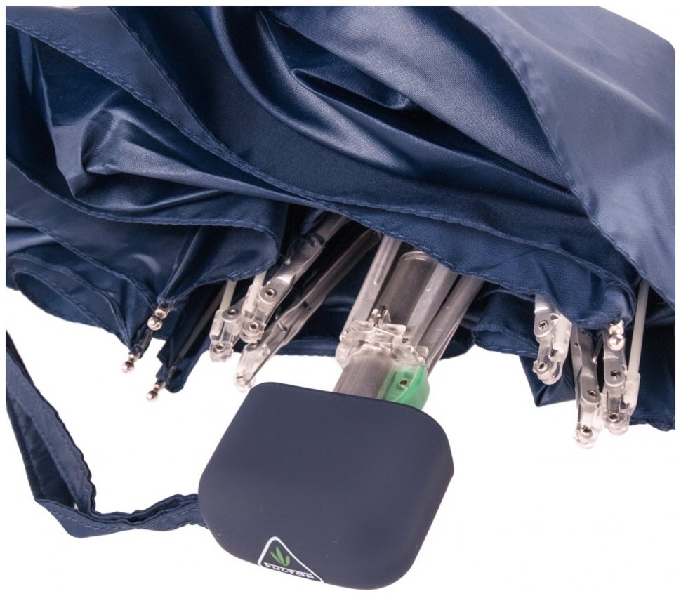 Мини зонт женский Fulton Tiny-1 L500 Navy (Складной, механика, однотонного синего цвета) 93777 modnotak фото №8