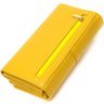 Желтый женский кошелек из натуральной кожи под много купюр Tony Bellucci (2421960) - 2