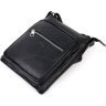 Черная мужская сумка-планшет на плечо из натуральной кожи высокого качества KARYA (2417287) - 3