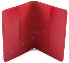 Яркая женская обложка для паспорта из кожи ST Leather (17757)