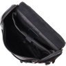 Шкіряний рюкзак чорного кольору з відсіком під ноутбук Vintage 2422249 - 4