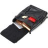 Кожаный рюкзак черного цвета с отсеком под ноутбук Vintage 2422249 - 6