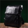 Кожаный рюкзак черного цвета с отсеком под ноутбук Vintage 2422249 - 7