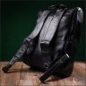 Кожаный рюкзак черного цвета с отсеком под ноутбук Vintage 2422249 - 8