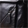 Шкіряний рюкзак чорного кольору з відсіком під ноутбук Vintage 2422249 - 9