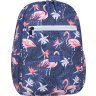 Різнокольоровий текстильний рюкзак для дівчаток з фламінго Bagland (55377) - 1
