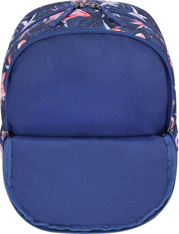 Різнокольоровий текстильний рюкзак для дівчаток з фламінго Bagland (55377)