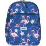 Разноцветный текстильный рюкзак для девочек с фламинго Bagland (55377) - 5