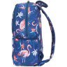 Разноцветный текстильный рюкзак для девочек с фламинго Bagland (55377) - 6
