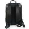 Мужской кожаный рюкзак черного цвета Tiding Bag N2-191116-3A - 4