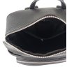 Мужской кожаный рюкзак черного цвета Tiding Bag N2-191116-3A - 5
