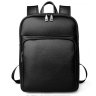 Мужской кожаный рюкзак черного цвета Tiding Bag N2-191116-3A - 8