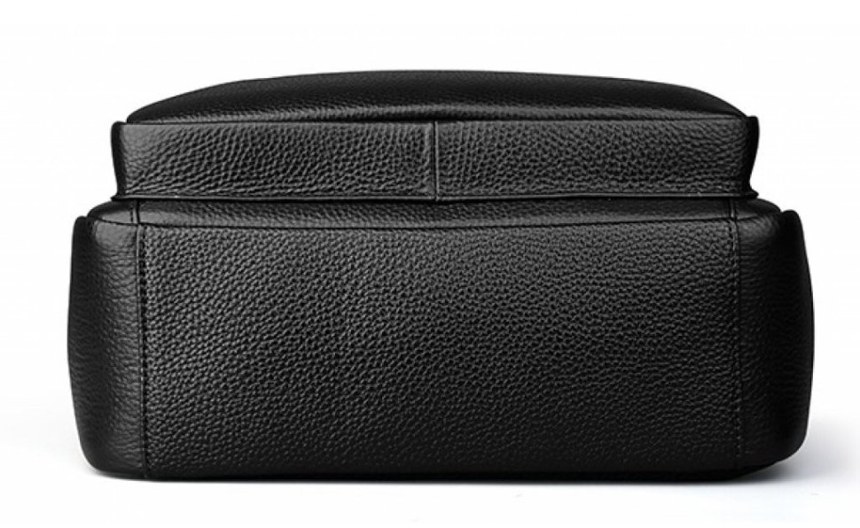 Мужской кожаный рюкзак черного цвета Tiding Bag N2-191116-3A
