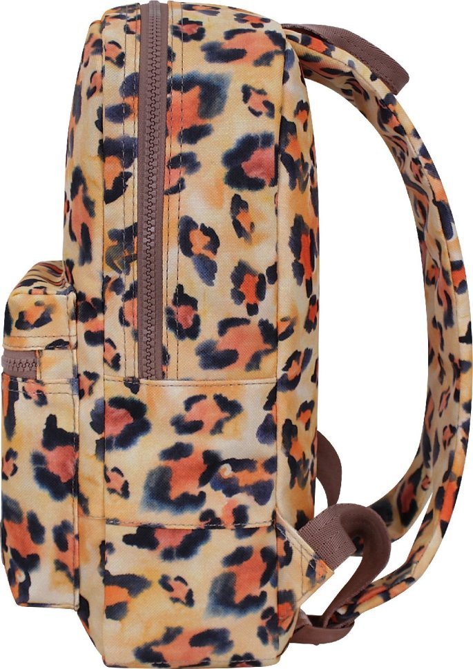 Яркий рюкзак из текстиля с леопардовым принтом Bagland (55577)