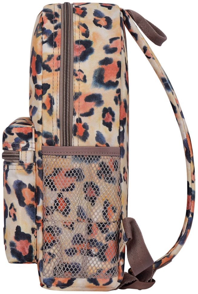 Яскравий рюкзак із текстилю з леопардовим принтом Bagland (55577)
