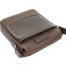 Мужская сумка коричневого цвета из кожи флотар VATTO (12018) - 8