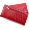 Оригінальний лаковий гаманець червоного кольору KARYA (16196) - 7