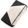 Чорно-білий гаманець з натуральної шкіри морського ската STINGRAY LEATHER (024-18103) - 6