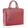 Жіноча шкіряна сумка червоного кольору під ноутбук до 13 дюймів Visconti Ollie 77377 - 6