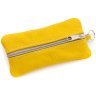 Велика шкіряна ключниця з двома відділеннями жовтого кольору Leather Collection 97777 modnotak фото - 4