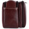Коричневый несессер из фактурной кожи на 2 отделения Hammonds Flycatcher TC4002 с ремешком на кисть 107977 modnotak фото - 6
