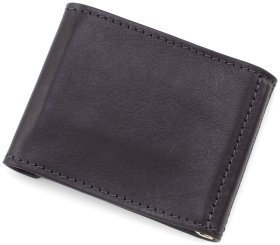 Кожаный зажим для денег из натуральной кожи Grande Pelle (13030)